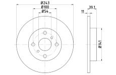 Brzdový kotouč TEXTAR 92038300