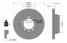Brzdový kotouč TEXTAR 92043300