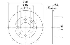 Brzdový kotouč TEXTAR 92046600