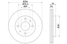 Brzdový kotouč TEXTAR 92047300
