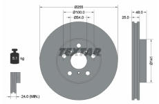 Brzdový kotouč TEXTAR 92052900