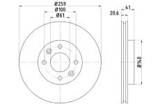 Brzdový kotouč TEXTAR 92054900