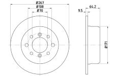 Brzdový kotouč TEXTAR 92062300