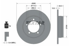 Brzdový kotouč TEXTAR 92063100