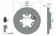 Brzdový kotouč TEXTAR 92070100