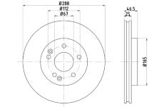 Brzdový kotouč TEXTAR 92072505