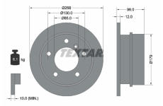 Brzdový kotouč TEXTAR 92073400