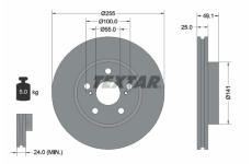 Brzdový kotúč TEXTAR 92077400