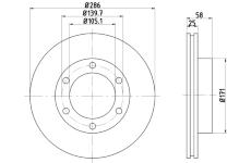 Brzdový kotouč TEXTAR 92080500