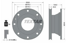 Brzdový kotouč TEXTAR 93084900