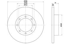 Brzdový kotouč TEXTAR 93085600