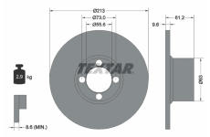 Brzdový kotouč TEXTAR 92092600