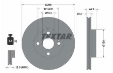 Brzdový kotouč TEXTAR 92096800