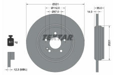 Brzdový kotouč TEXTAR 92103303