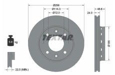 Brzdový kotouč Textar 92104200