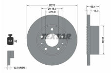 Brzdový kotouč TEXTAR 93104800