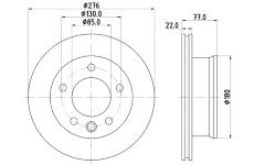 Brzdový kotouč TEXTAR 92105400