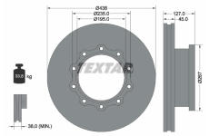 Brzdový kotouč TEXTAR 93105500