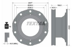 Brzdový kotouč TEXTAR 92116500