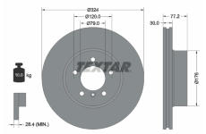 Brzdový kotouč Textar 92122603