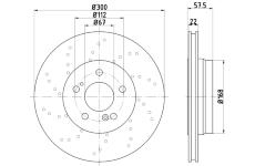 Brzdový kotouč TEXTAR 92123900