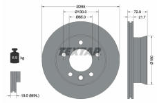 Brzdový kotouč TEXTAR 93127800