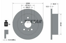 Brzdový kotouč TEXTAR 92139800