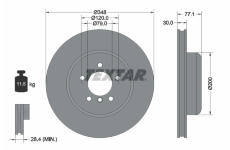 Brzdový kotouč TEXTAR 92141800