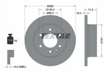 Brzdový kotouč TEXTAR 93143303