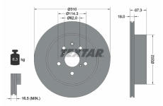 Brzdový kotouč TEXTAR 92148003