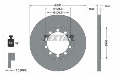 Brzdový kotouč Textar 92152000