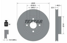 Brzdový kotúč TEXTAR 92156100