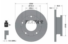 Brzdový kotouč TEXTAR 92159103