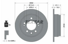 Brzdový kotouč TEXTAR 92161703