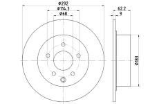 Brzdový kotouč TEXTAR 92167503