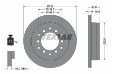 Brzdový kotúč TEXTAR 92170103