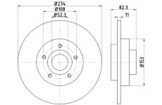 Brzdový kotouč TEXTAR 92171403