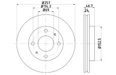 Brzdový kotouč TEXTAR 92173903