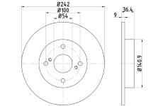 Brzdový kotouč TEXTAR 92181303