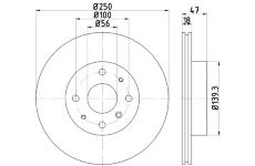 Brzdový kotouč TEXTAR 92184603