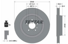 Brzdový kotouč TEXTAR 92198003