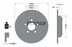 Brzdový kotouč Textar 92199800