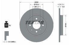 Brzdový kotouč TEXTAR 92234203