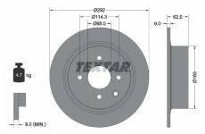Brzdový kotouč TEXTAR 92234303