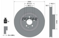 Brzdový kotouč TEXTAR 92240103