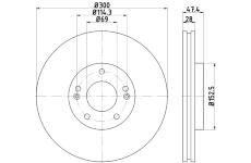 Brzdový kotouč TEXTAR 92243503