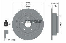 Brzdový kotouč TEXTAR 92273203