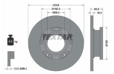 Brzdový kotouč TEXTAR 92273903