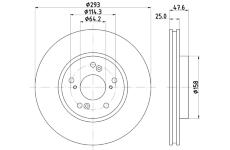 Brzdový kotouč TEXTAR 92300203