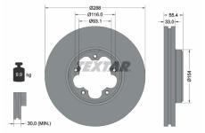 Brzdový kotouč TEXTAR 92320303
